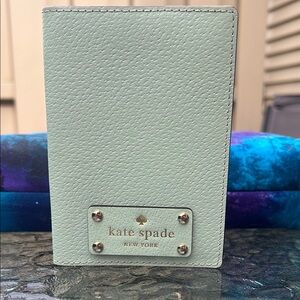 Kate Spade Mint Green Passport Holder